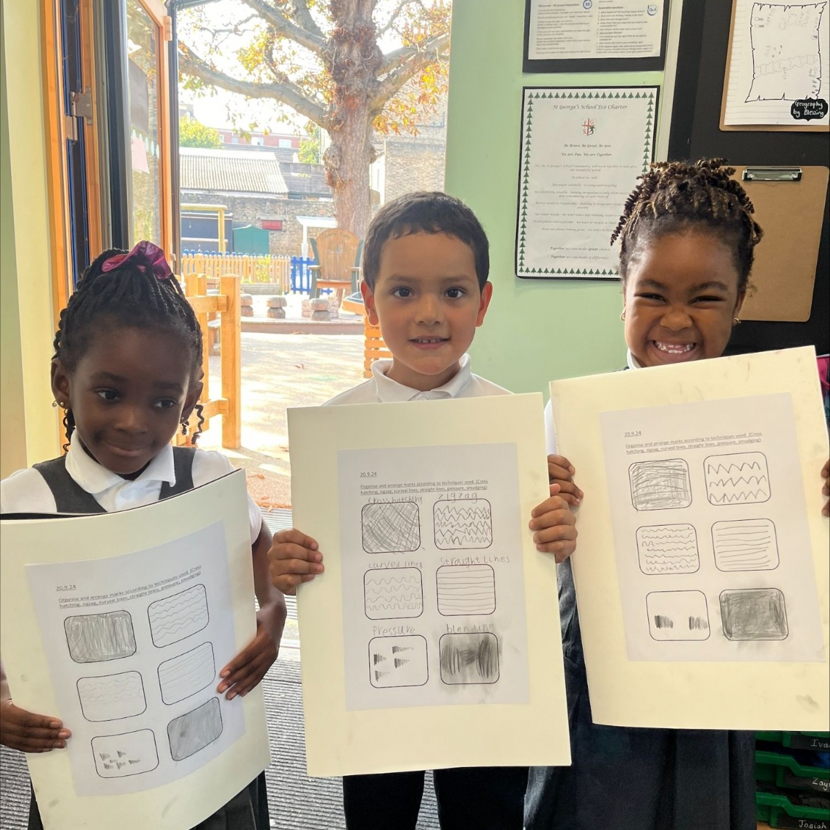 St George's CE Primary School - Sketching Skills!